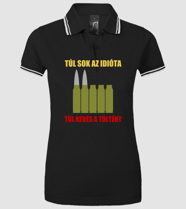  minta fekete pólón