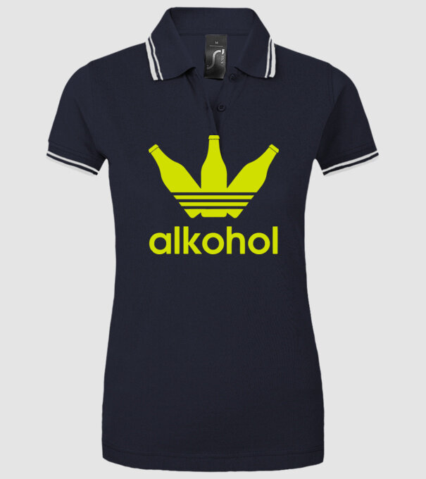  minta sötétkék pólón