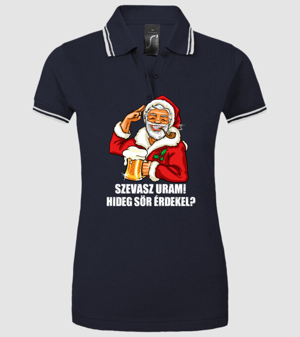  minta sötétkék pólón