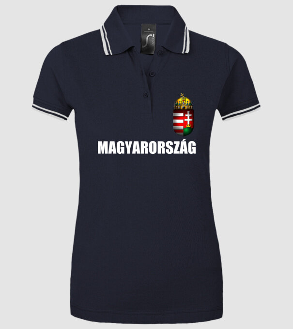  minta sötétkék pólón