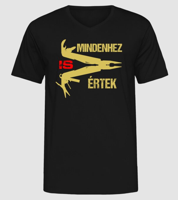  minta fekete pólón