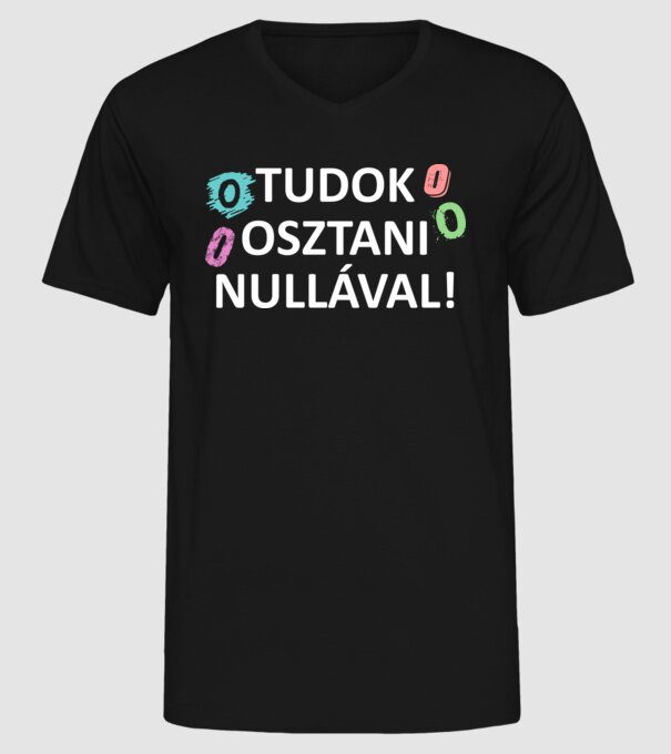  minta fekete pólón