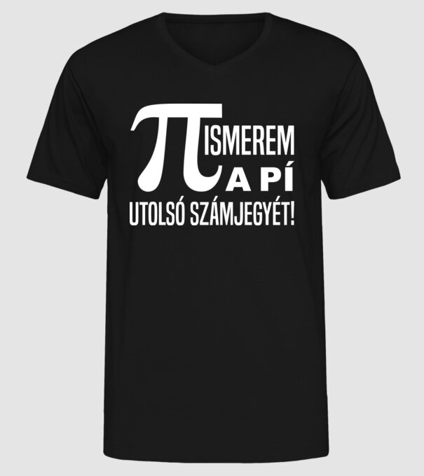  minta fekete pólón