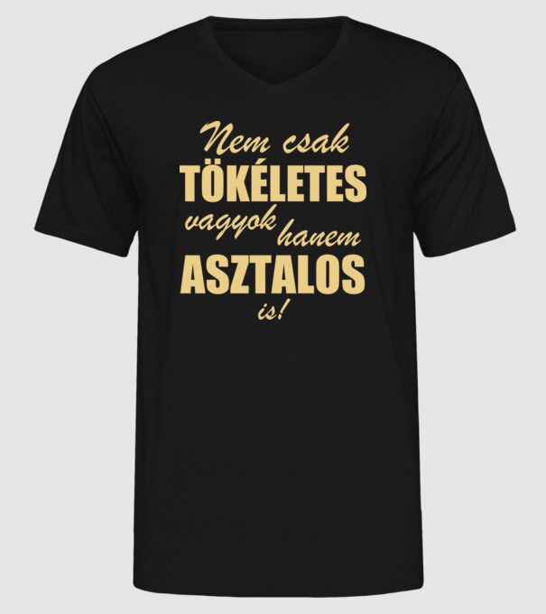  minta fekete pólón