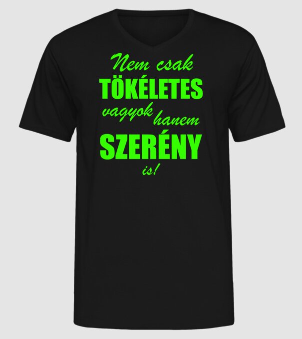  minta fekete pólón