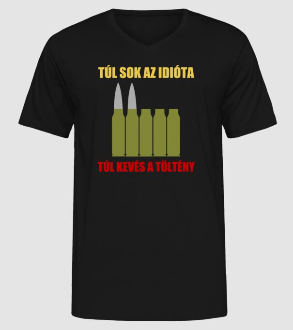  minta fekete pólón