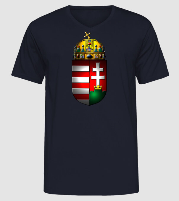  minta sötétkék pólón