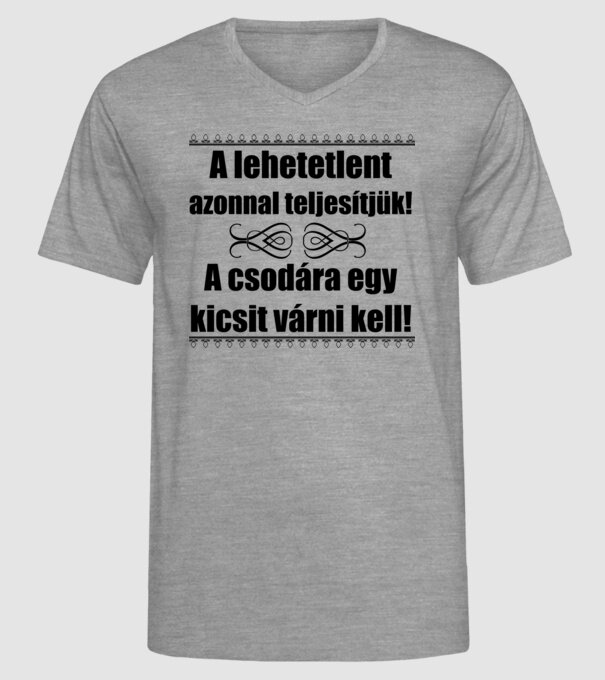  minta szürke pólón