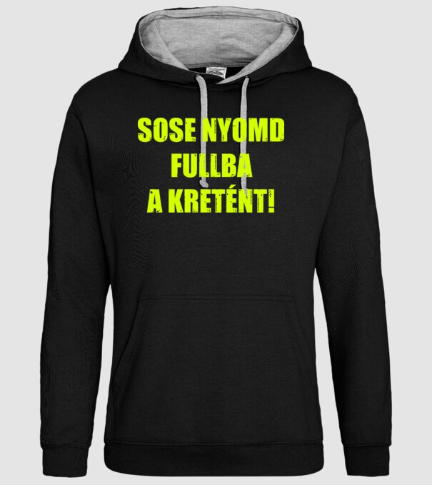  minta fekete pólón