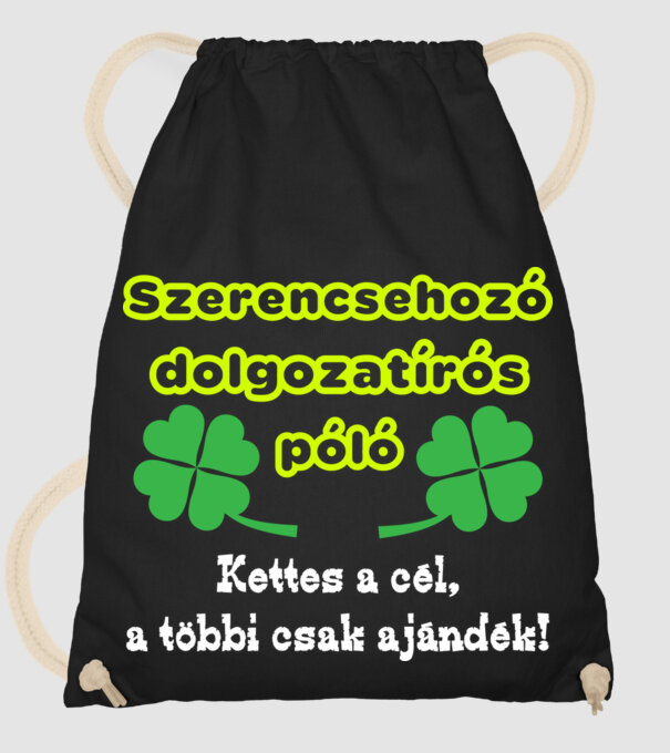  minta fekete pólón
