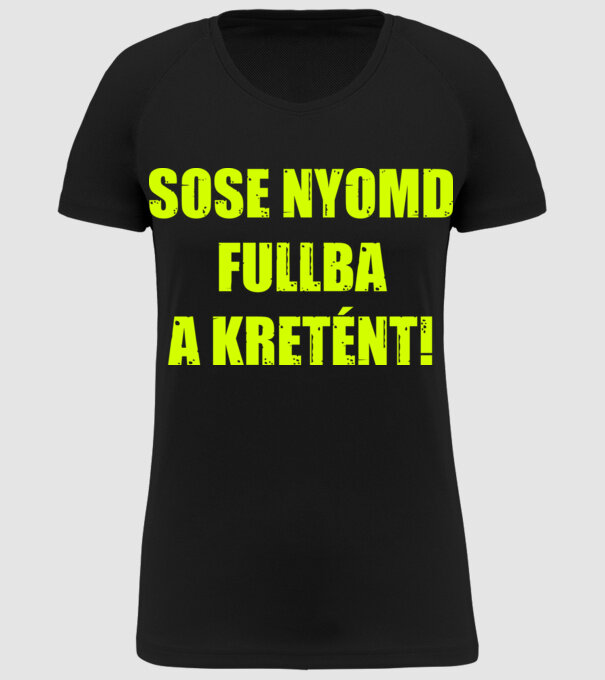  minta fekete pólón