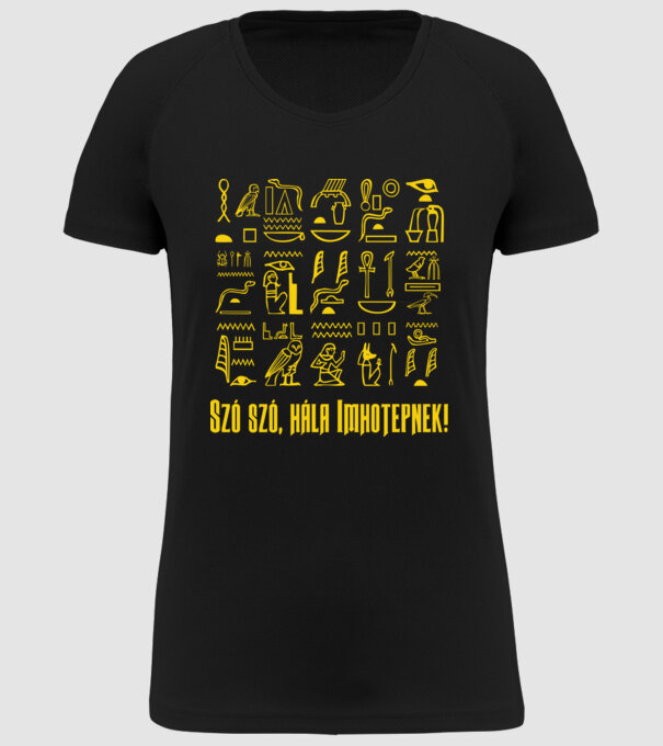  minta fekete pólón