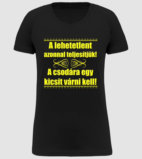  minta fekete pólón