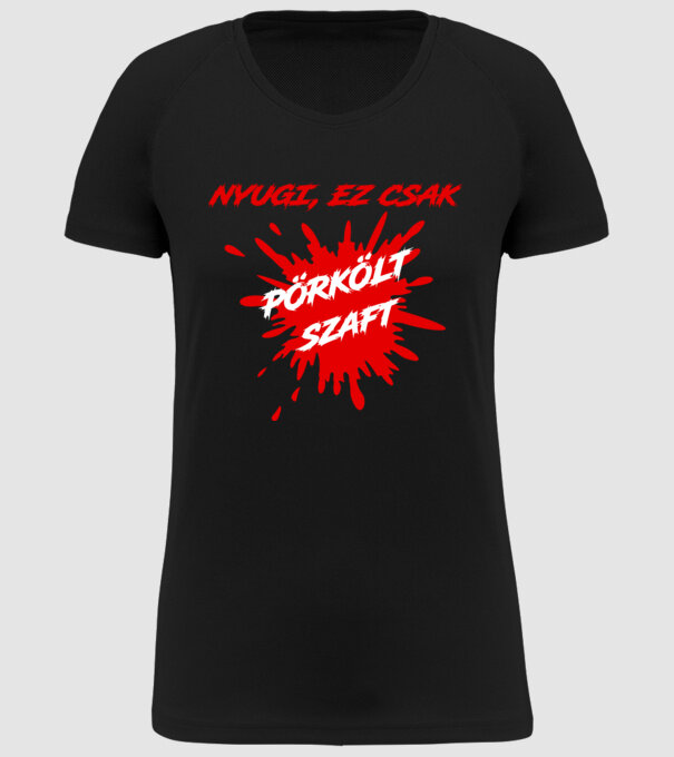  minta fekete pólón