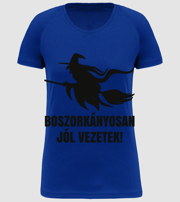  minta királykék pólón