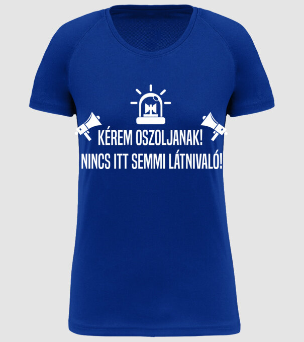  minta királykék pólón