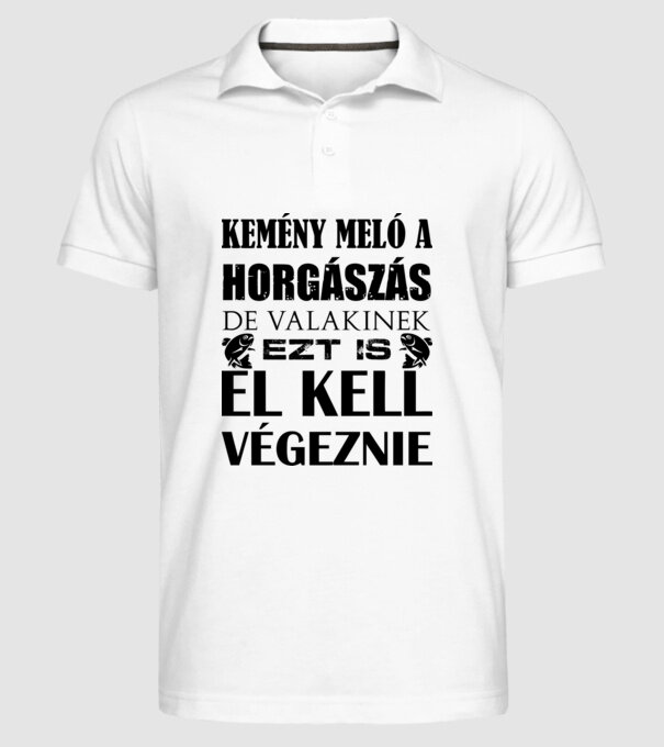  minta fehér pólón