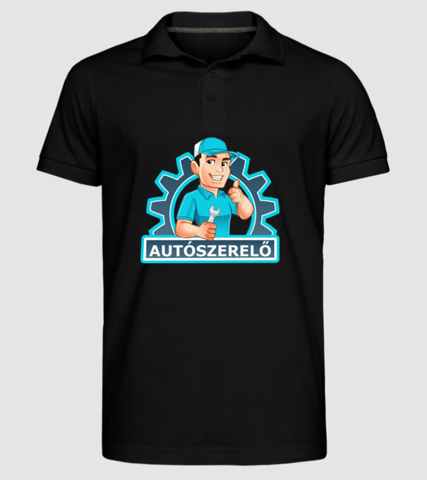  minta fekete pólón
