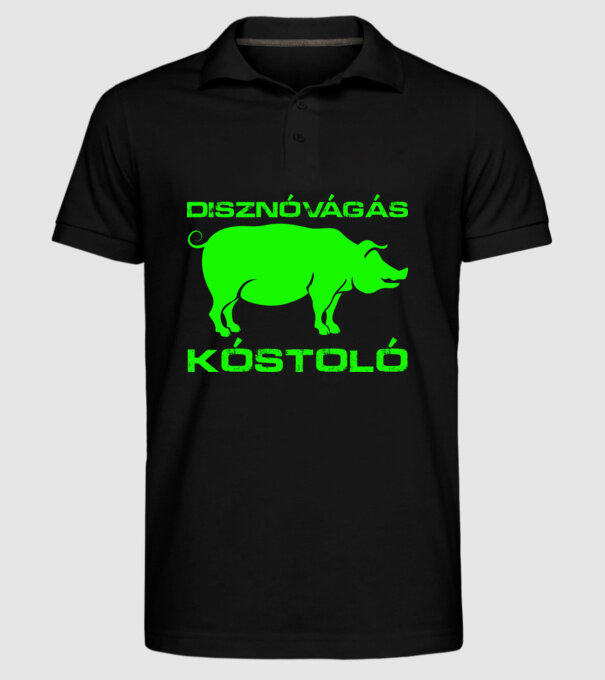  minta fekete pólón