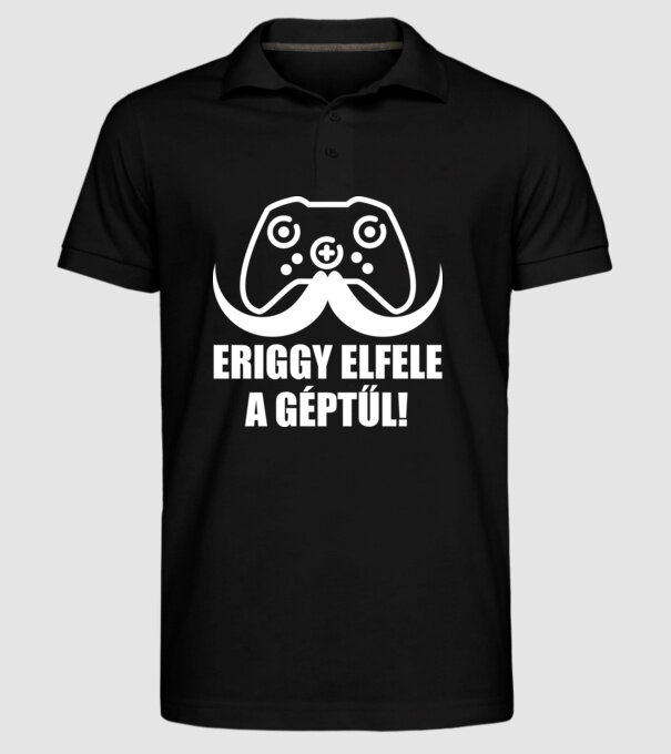  minta fekete pólón