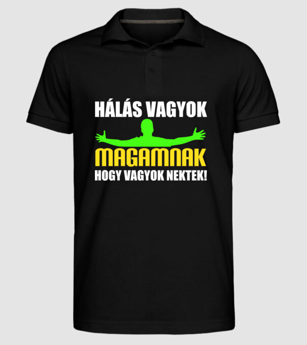 minta fekete pólón