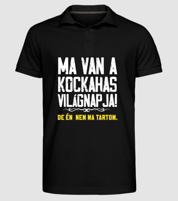  minta fekete pólón