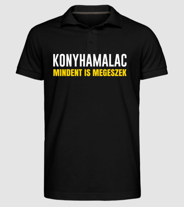  minta fekete pólón
