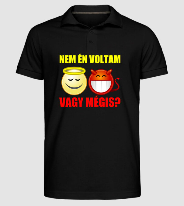  minta fekete pólón