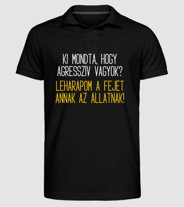  minta fekete pólón