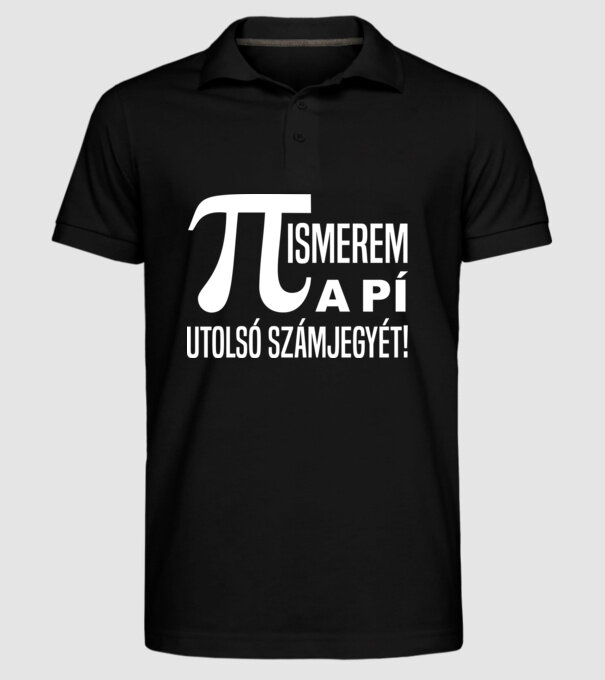  minta fekete pólón