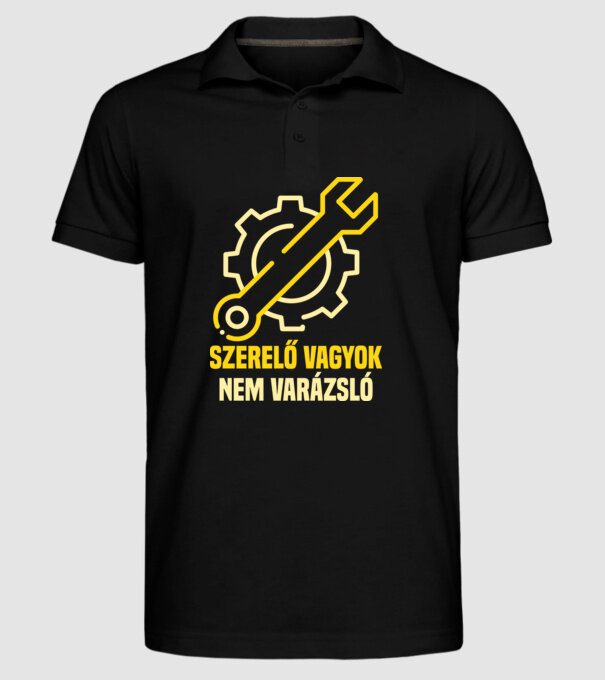  minta fekete pólón