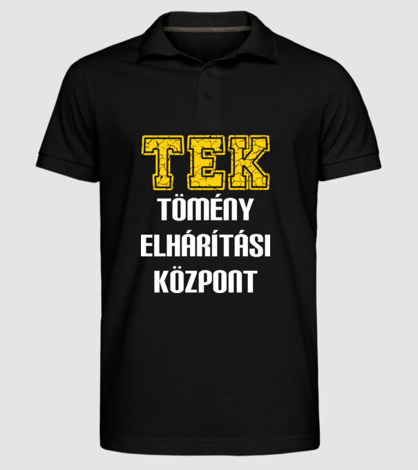  minta fekete pólón
