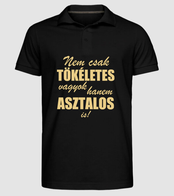  minta fekete pólón