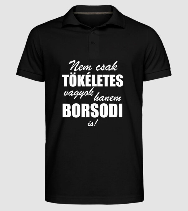  minta fekete pólón