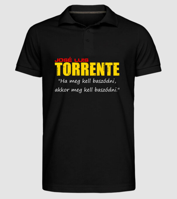  minta fekete pólón