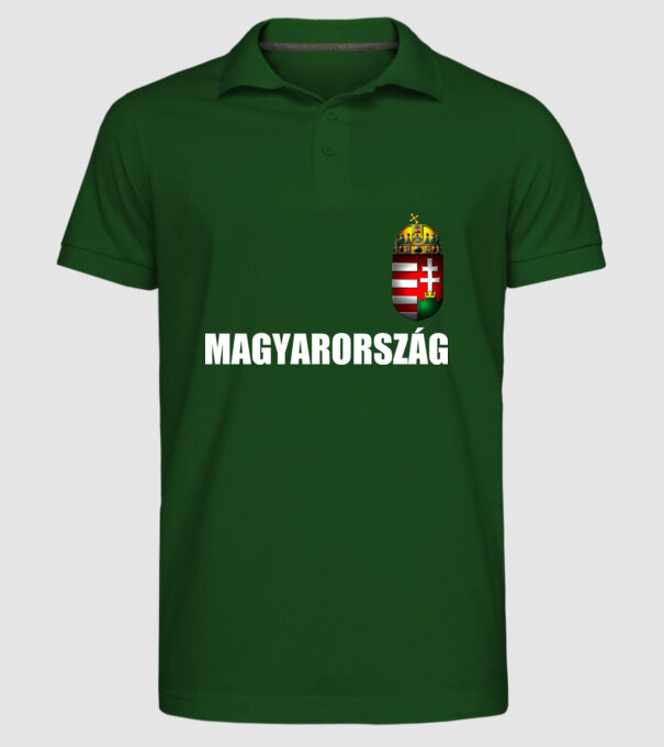  minta sötétzöld pólón
