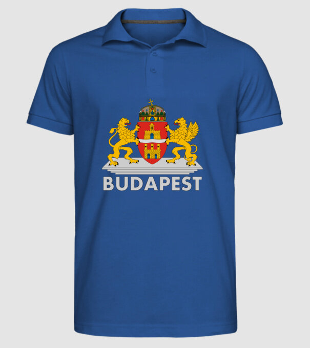  minta királykék pólón