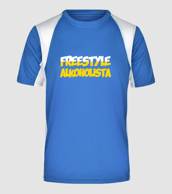  minta királykék pólón