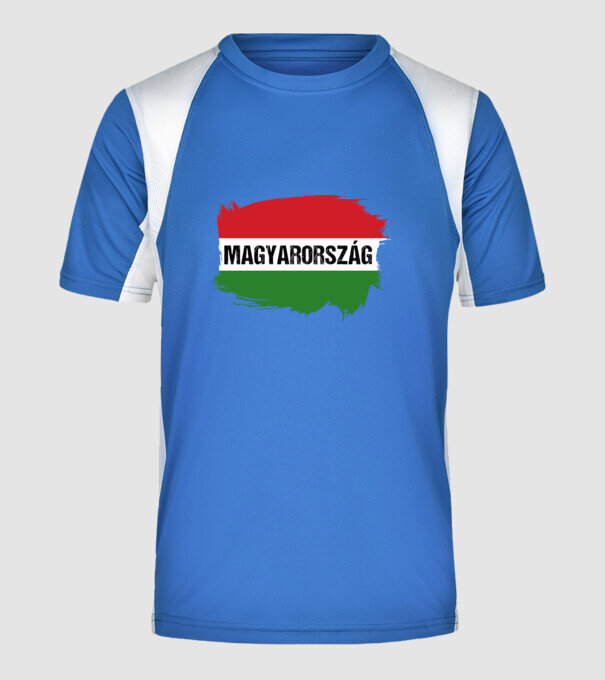  minta királykék pólón