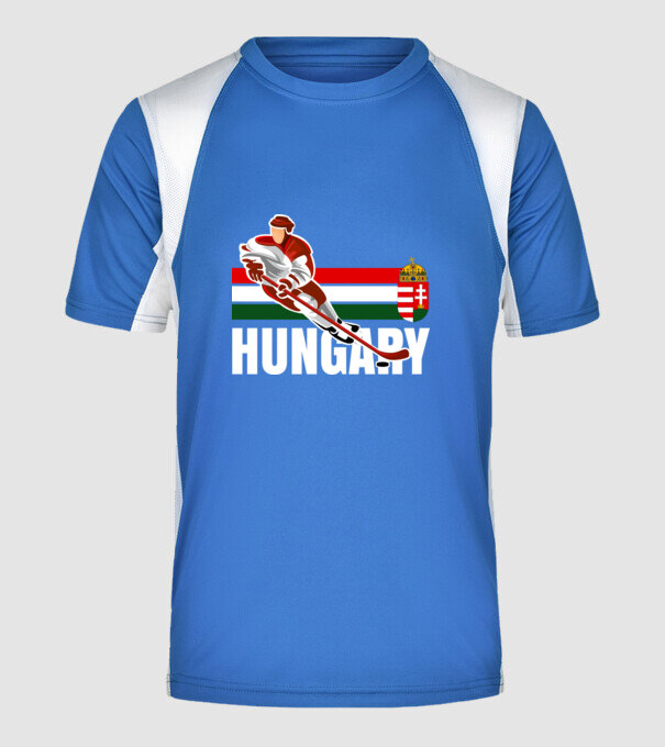  minta királykék pólón
