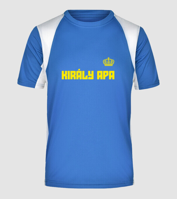  minta királykék pólón