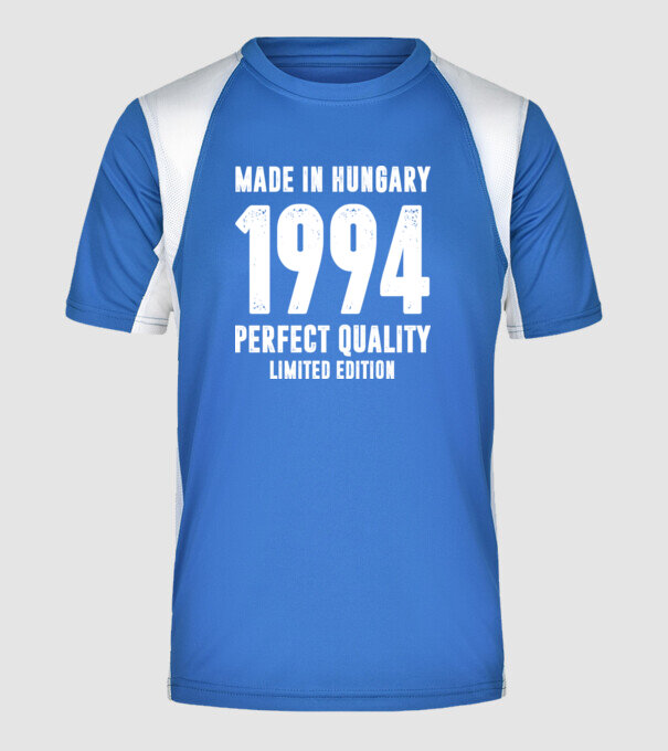  minta királykék pólón