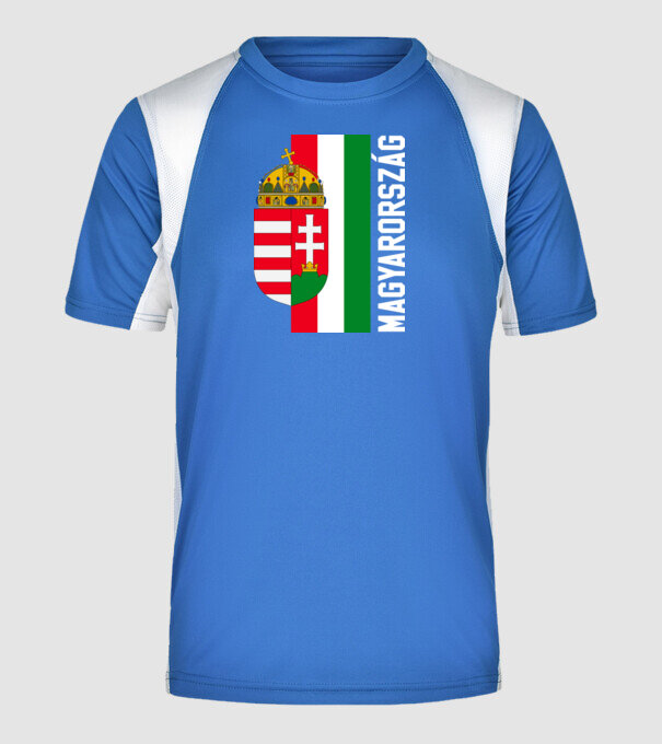  minta királykék pólón