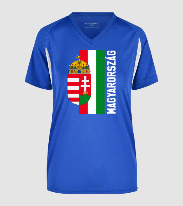  minta királykék pólón
